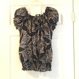 Goddess Boho blouse Y2K  (Small)